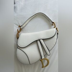 White handbag